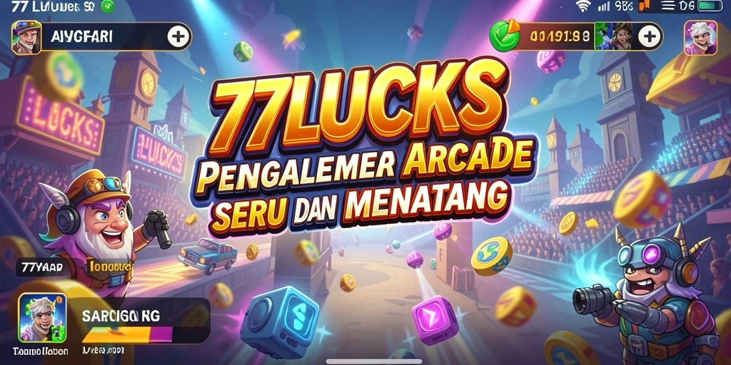 Screenshot gameplay menampilkan aksi seru dalam 77LUCKS.