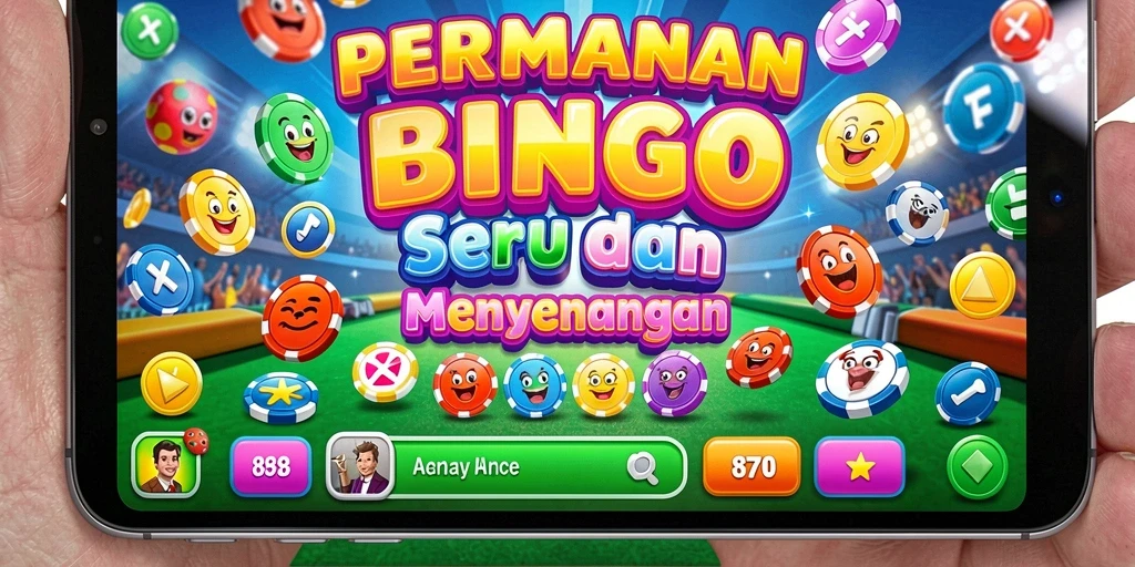 Tampilan gameplay Bingo di aplikasi 8768 yang menarik.