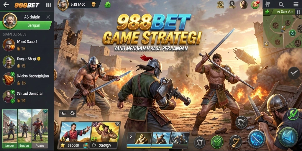Gameplay 988BET yang mendebarkan dan penuh strategi.
