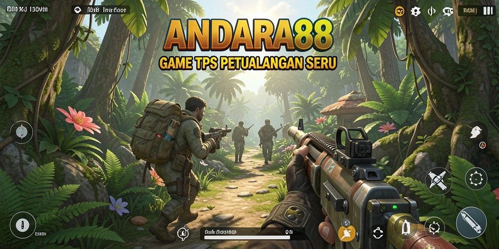 Tampilan gameplay seru di ANDARA88 dengan aksi TPS yang mendebarkan.
