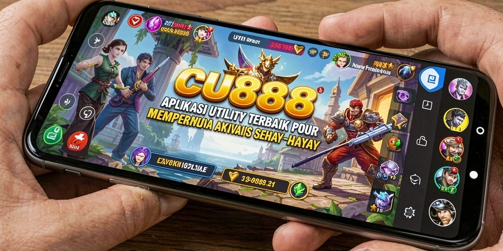 Tampilan antarmuka CU888 yang intuitif dan modern.
