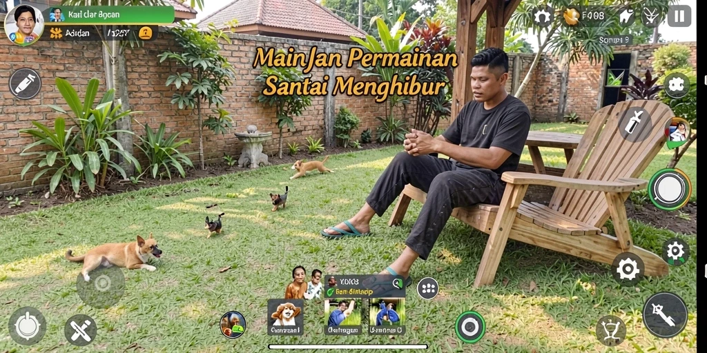 Tampilan gameplay F08 yang menawan dan penuh warna.
