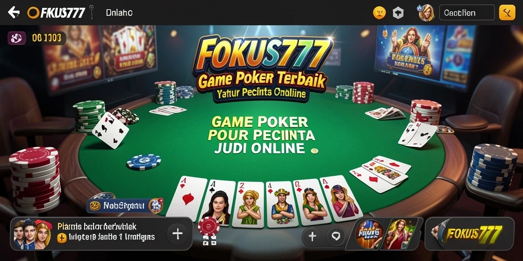 Tampilan gameplay FOKUS777 yang mengesankan dan menghibur.