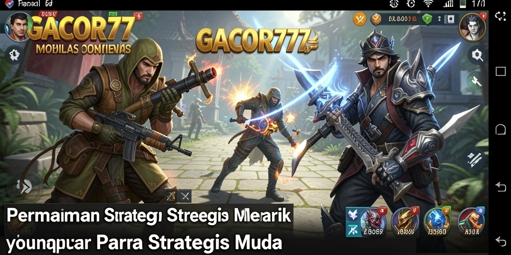 Tampilan screenshot GACOR77 menampilkan aksi strategis yang seru.