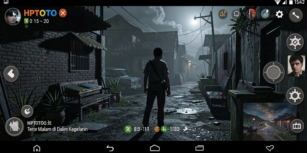 Gameplay HPTOTO dengan suasana yang mencekam dan misterius.