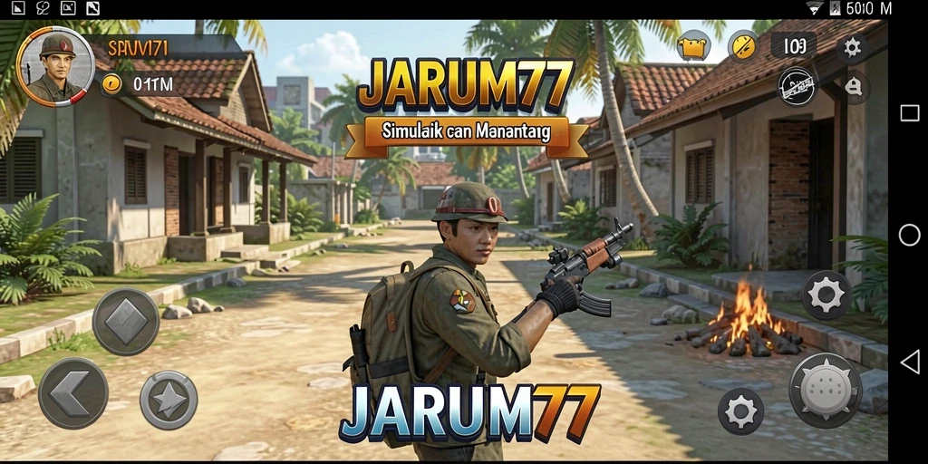 Screenshot JARUM77 menampilkan gameplay simulasi yang mendalam dan menarik.
