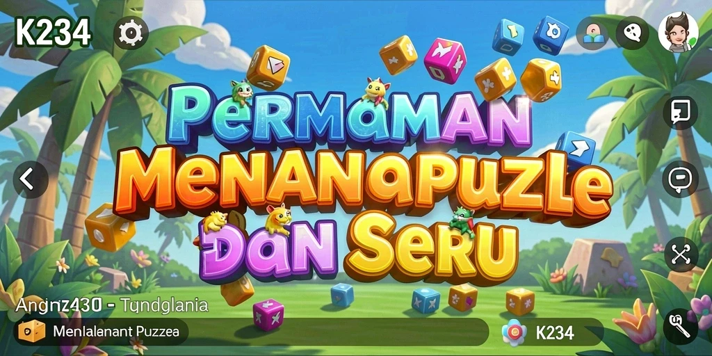 Tampilan gameplay K234 yang penuh tantangan Puzzle.