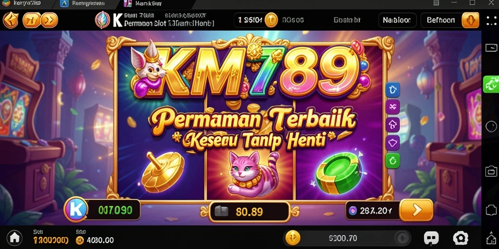 Tampilan gameplay Slot yang menarik di KM789.