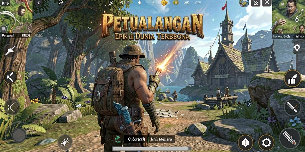 Menampilkan gameplay KNO89 yang memukau dan penuh aksi petualangan.