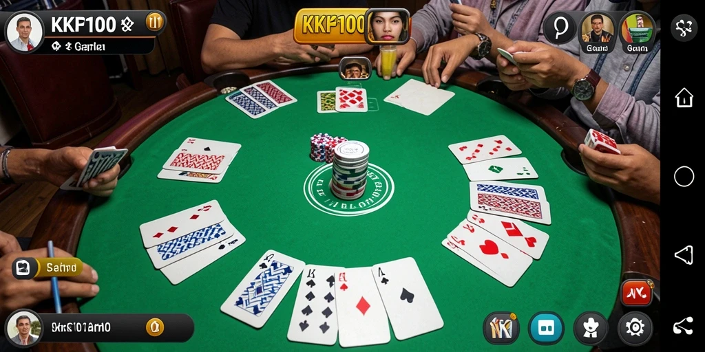 Tampilan gameplay KPK100 yang dinamis dan menarik.