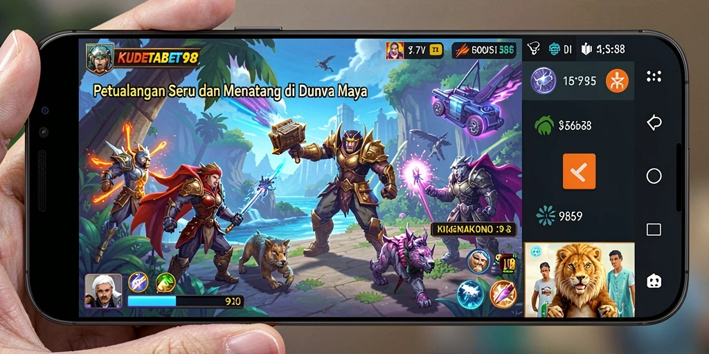 Tampilan gameplay KUDETABET98 yang seru dalam petualangan menantang.