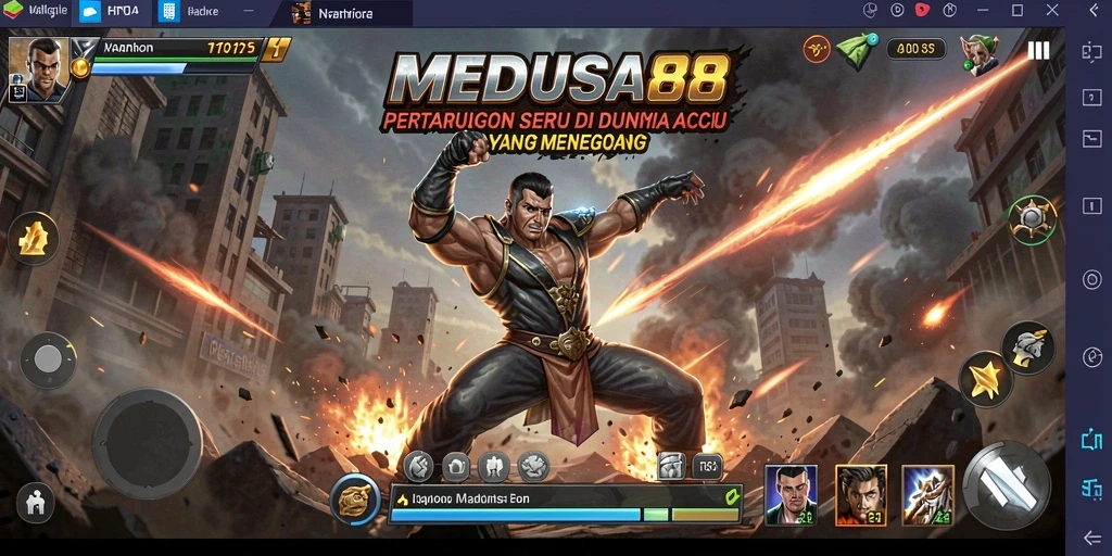 Gameplay seru MEDUSA88 dengan pertempuran mendebarkan dan grafik menawan.
