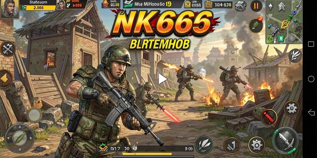 Tampilan gameplay NK666 yang mendebarkan dan strategis.