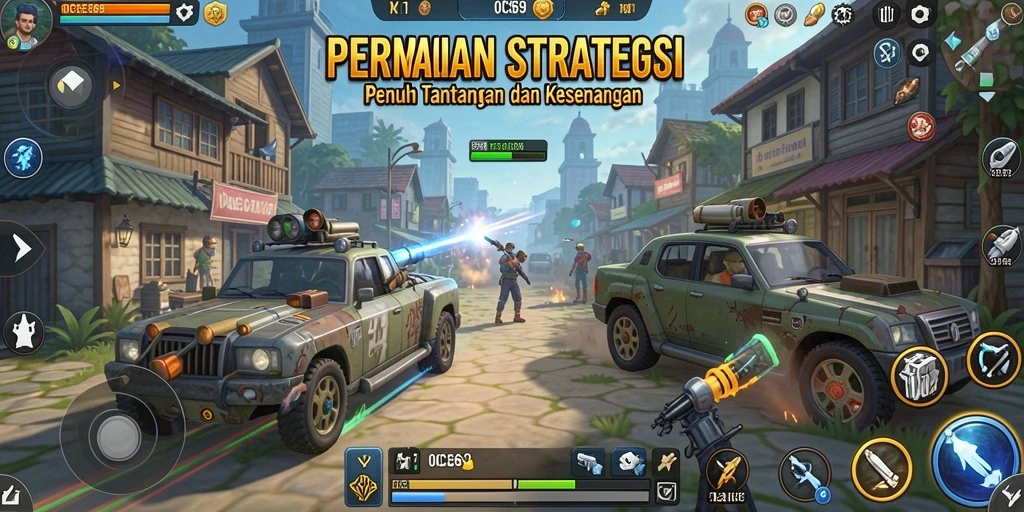 Tampilan menarik dari gameplay strategi OCE69 yang mendebarkan.
