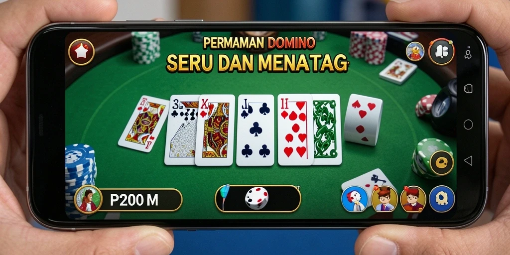 Gameplay mendebarkan P200M dalam pertandingan Domino.