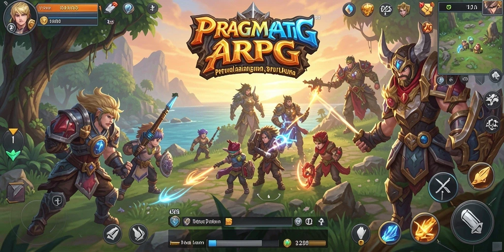 Tampilan gameplay seru di dunia fantasi ARPG PRAGMATIC123.