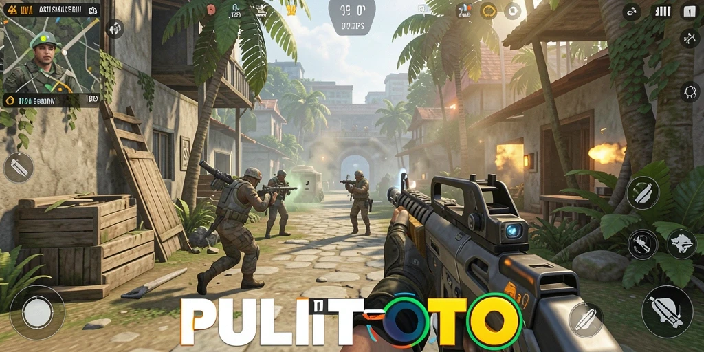 Tangkapan layar gameplay PULITOTO yang menampilkan aksi mendebarkan.