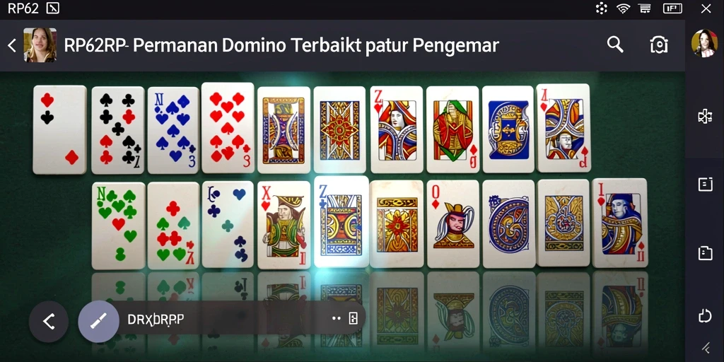 Tampilan mendebarkan dari gameplay Domino di RP62RP.