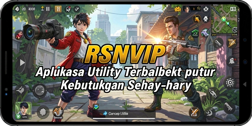 Tampilan antarmuka RSNVIP yang sederhana dan fungsional.