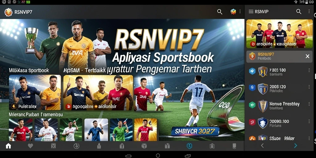 Tampilan menarik RSNVIP7 saat pengguna menikmati permainan Sportsbook.